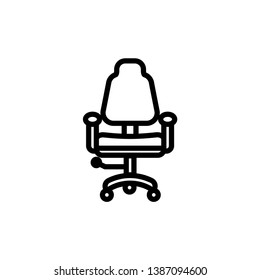 armchair icon, chair icon in trendy flat style 