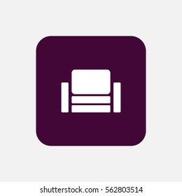 armchair icon illustration vector illustration, can be used for mobile and web design.