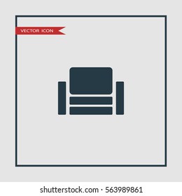 armchair icon illustration vector illustration, can be used for mobile and web design.
