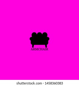 armchair icon sign signifier vector