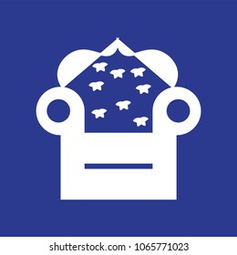 armchair icon vector