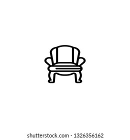 armchair icon vector
