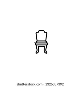 armchair icon vector