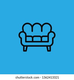 armchair icon vector
