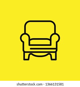 armchair icon vector