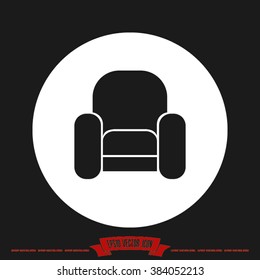 Armchair Icon Vector