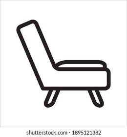 Armchair Icon Vector Design Template Illustration