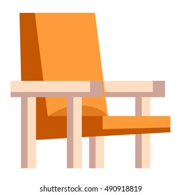 Armchair icon vector illustration