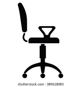 Armchair Icon Vector Illustration on the white background.