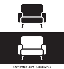 Armchair icon for web and mobile