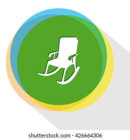 armchair. Internet template. Vector icon.