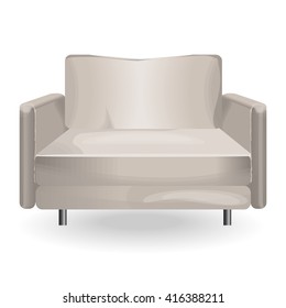 armchair isolated vector.Collection types seating. Simple cartoon isolated vector illustration.Furniture icons-set.home decor boutique, furniture design. Elements of interior.