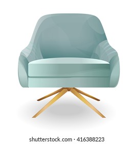armchair isolated vector.Collection types seating. Simple cartoon isolated vector illustration.Furniture icons-set.home decor boutique, furniture design. Elements of interior.