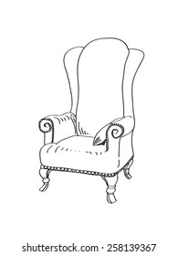 Armchair lineart