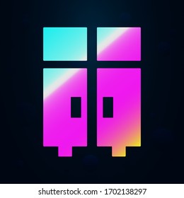 Armchair nolan icon. Simple thin line, outline vector of furniture icons for ui and ux, website or mobile application