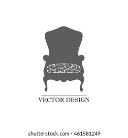 Armchair retro vector design