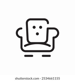 armchair seat icon sign vector