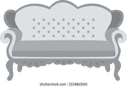 sillón o sofá aislados de fondo blanco