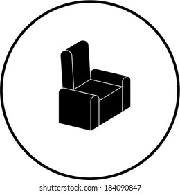 símbolo de sillón