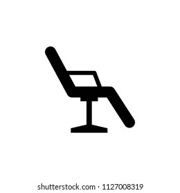 an armchair for tattoo icon. Element of tattoo icon for mobile concept and web apps. Glyph style an armchair for tattoo icon can be used for web and mobile on gray background