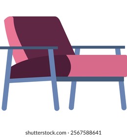 Armchair vector chair icon cozy sofa furniture