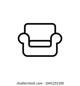 Armchair vector icon