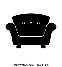armchair vector icon