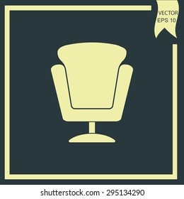 armchair vector icon