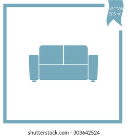 armchair vector icon