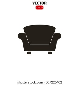 armchair vector icon