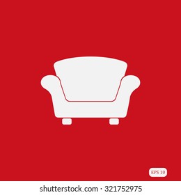 armchair vector icon