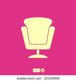 armchair vector icon