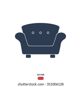armchair vector icon