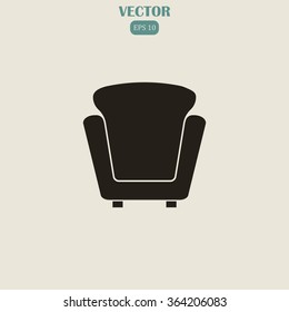 armchair vector icon