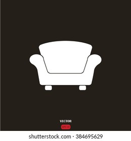 armchair vector icon