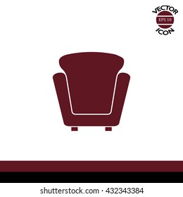 armchair vector icon