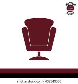 armchair vector icon