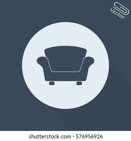armchair vector icon