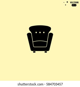 armchair vector icon