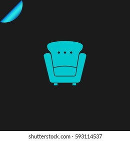 armchair vector icon