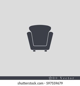 armchair vector icon