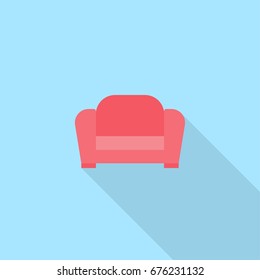 armchair vector icon