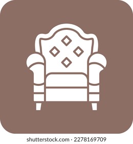 Armchair vector icon. Can be used for printing, mobile and web applications.