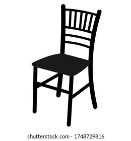 icono vectorial de sillón en diseño plano de moda