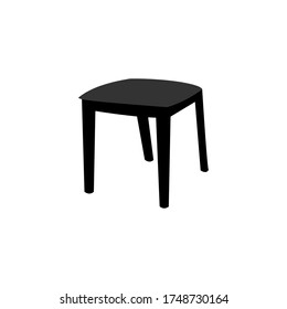 armchair vector icon in trendy flat design