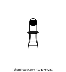 armchair vector icon in trendy flat design
