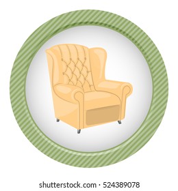 Armchair vector illustration
