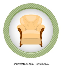 Armchair vector illustration