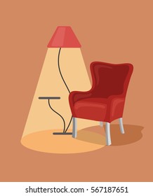 Armchair.  vector illustration
