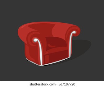 Armchair.  vector illustration